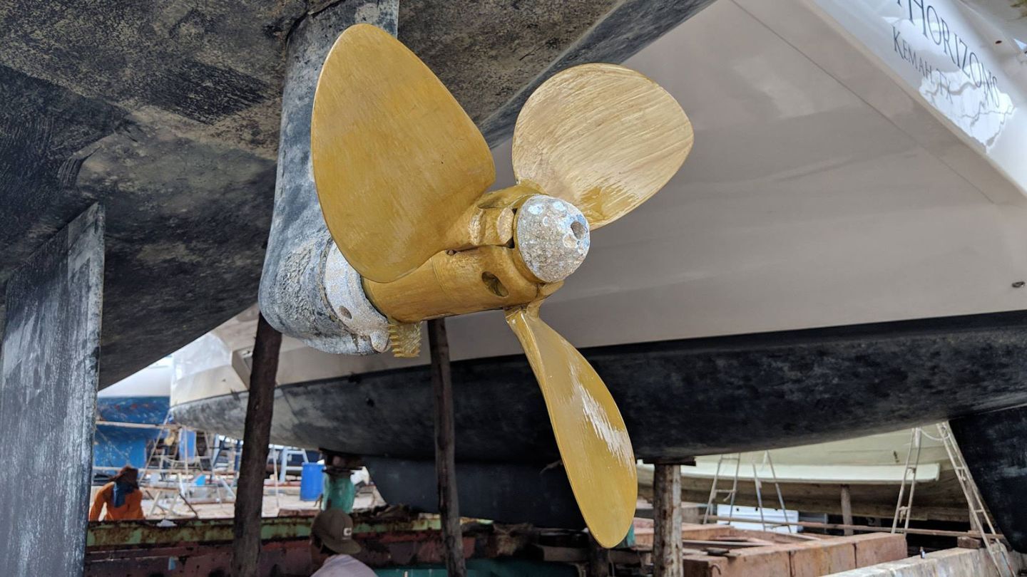 Propspeed coated saildrive