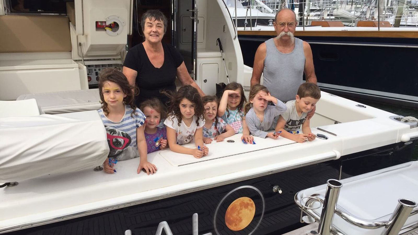 Boat Owner Bill Allen with Family