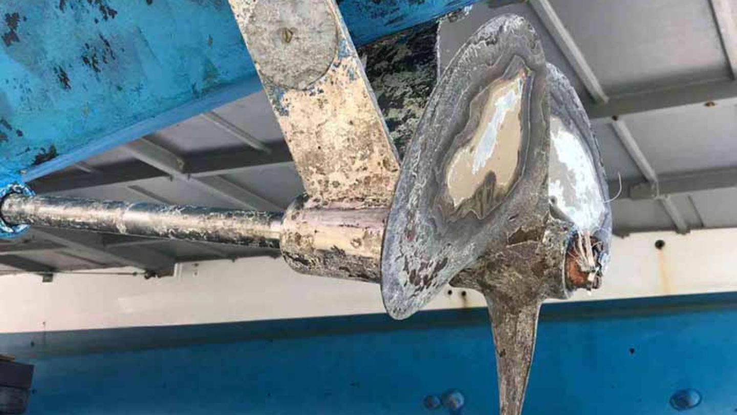 Corrosion-on-propeller-and-shaft